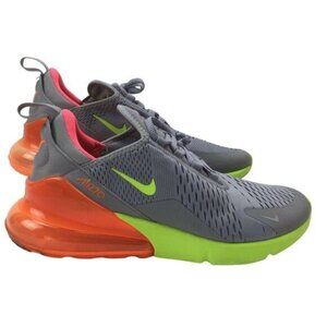 COPY - Nike Air Max 270 Grey Volt Orange Running Shoes AH8050-012 Men's Size 9